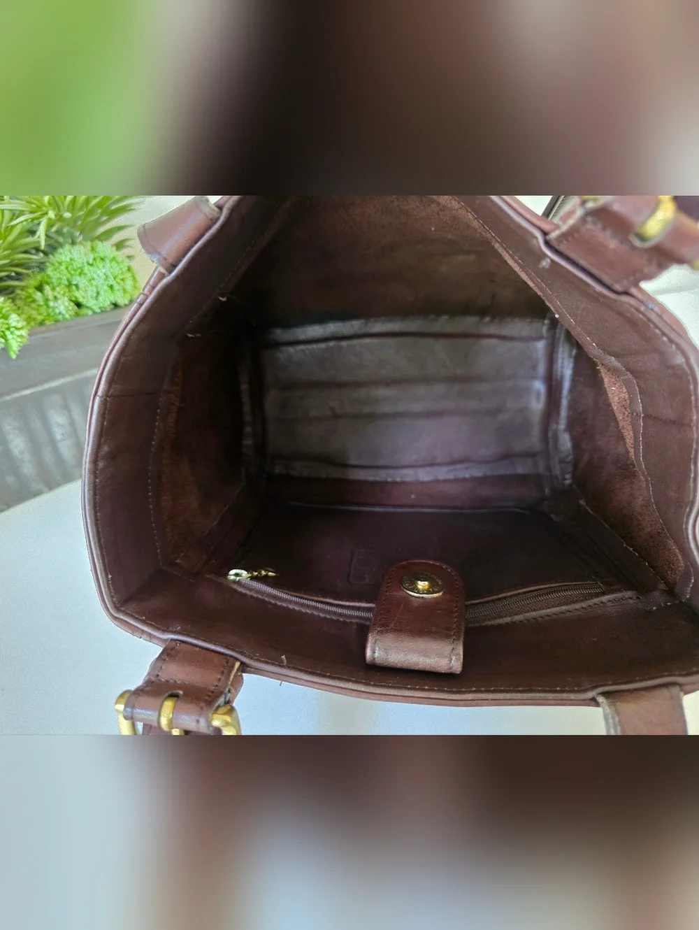 Vintage Coach Soho Buckle Bag Mahogany Glove Tanned Leather Bag
